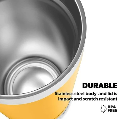 Dometic TMBR60 Thermo 20 Ounce Stainless Steel Insulated Vacuum Sealed Drink Tumbler Bottle with Double Wall Insulation, Glow 6 Dometic TMBR60 Thermo 20 Ounce Stainless Steel Insulated Vacuum Sealed Drink Tumbler Bottle with Double Wall Insulation, Glow - Image 4