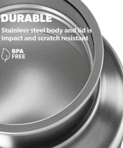 Dometic 22 Oz Double Wall Insulated Thermo Vacuum Sealed Stainless Steel Bottle with Screw On Cap for Hot and Cold Beverages, Ore -Water Bottles Shop unnamed file 659