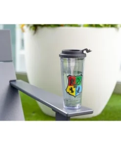 Silver Buffalo Harry Potter Hogwarts Crest 24oz Double Walled Plastic Travel Mug 10 Silver Buffalo Harry Potter Hogwarts Crest 24oz Double Walled Plastic Travel Mug -Water Bottles Shop unnamed file 673