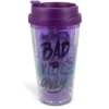 Silver Buffalo Disney Villains "Bad Vibes Only" Double-Walled Plastic Tumbler | Holds 16 Ounces -Water Bottles Shop unnamed file 719