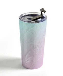 Society6 Gale Switzer Seashore Violet Mist 20 oz Stainless Steel Travel Mug - Deny Designs -Water Bottles Shop unnamed file 748