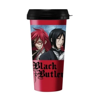 Funky People Black Butler Grell and Sebastian 16oz Travel Cup 3 Funky People Black Butler Grell and Sebastian 16oz Travel Cup