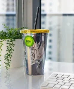 Just Funky Black Butler Sebastian Foil Print 16oz Carnival Cup -Water Bottles Shop unnamed file 778