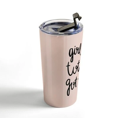 Society6 Allyson Johnson You Got This Girl 20 oz Stainless Steel Travel Mug - Deny Designs 5 Society6 Allyson Johnson You Got This Girl 20 oz Stainless Steel Travel Mug - Deny Designs - Image 3