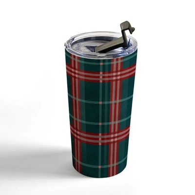 Society6 Emanuela Carratoni Tartan Theme Travel Mug 20 oz Stainless Steel Travel Mug - Deny Designs 5 Society6 Emanuela Carratoni Tartan Theme Travel Mug 20 oz Stainless Steel Travel Mug - Deny Designs - Image 3