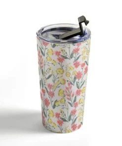 Society6 Schatzi Brown Penelope Floral Summer 20 oz Stainless Steel Travel Mug - Deny Designs -Water Bottles Shop unnamed file 898