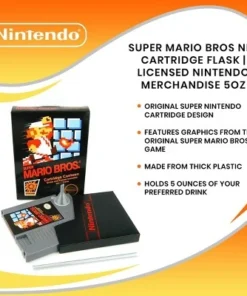 Just Funky Super Mario Bros. 5 ounce NES Cartridge Flask -Water Bottles Shop unnamed file 93