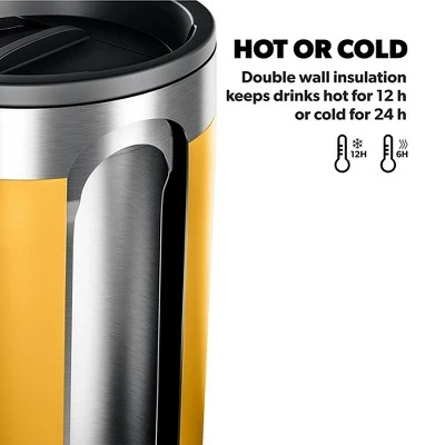 Dometic TMBR32 Thermo 11 Ounce Stainless Steel Non Skid Dishwasher Safe Vacuum Sealed Compact Tumbler Cup with Double Wall Insulation, Glow 3 Dometic TMBR32 Thermo 11 Ounce Stainless Steel Non Skid Dishwasher Safe Vacuum Sealed Compact Tumbler Cup with Double Wall Insulation, Glow