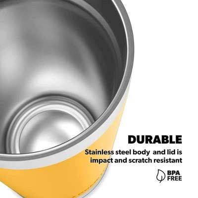 Dometic TMBR32 Thermo 11 Ounce Stainless Steel Non Skid Dishwasher Safe Vacuum Sealed Compact Tumbler Cup with Double Wall Insulation, Glow 4 Dometic TMBR32 Thermo 11 Ounce Stainless Steel Non Skid Dishwasher Safe Vacuum Sealed Compact Tumbler Cup with Double Wall Insulation, Glow - Image 2