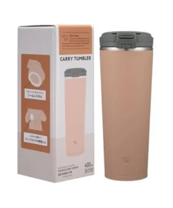 Zojirushi 14oz Stainless Steel Tumbler SX-KA40CM - Cinnamon Beige