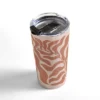 Society6 Beshka Kueser Reach Peachy Pink Clay 20 oz Stainless Steel Travel Mug - Deny Designs -Water Bottles Shop unnamed file 994